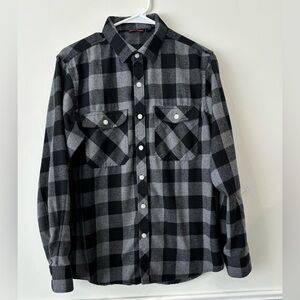 Men's Plaid Button-Down Shirt